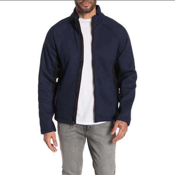 Spyder Other - Spyder Mens Steller Full Zip Blue Jacket Size L